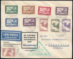 1930 Zeppelin Keleti Tengeri útja Levél Stockholmba / Zeppelin Eastern Sea Flight Cover To Stockholm - Altri & Non Classificati