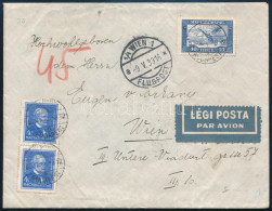 1933 Légi Levél Bécsbe / Airmail Cover To Vienna - Altri & Non Classificati