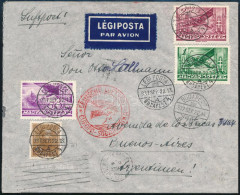 1937 Légi Levél Buenos Airesbe / Airmail Cover To Buenos Aires - Other & Unclassified