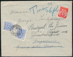 1938 Levél Zágrábból Dubrovnikba, Továbbküldve Budapestre, 26f Portóval / Cover From Zagreb To Dubrovnik, Redirected To  - Other & Unclassified