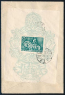1940 Mátyás Király Blokk Ajánlott Levélen / Mi Block 8 On Registered Cover "EGER" - Budapest - Other & Unclassified