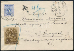 1940 Levél Budapestről Szegedre érvénytelen Bérmentesítéssel, Ezért 4f Portóval Ellátva / Cover With Postage Due - Sonstige & Ohne Zuordnung