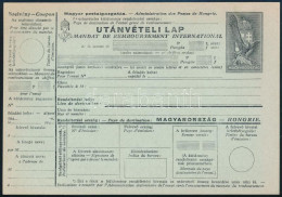 1944 Használatlan 2f Magyar-francia Utánvételi Lap / Unused 2f Hungarian-French PS-money Order - Autres & Non Classés