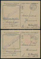 1943 2 Db Tábori Posta Levelezőlap / 2 Field Postcards "Ungarische Wehrmacht Warschau" - Other & Unclassified