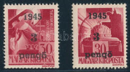 ** Nagyvárad I. 1945 2 Klf 3P/30f. Signed: Bodor (hajtottak / Folded) - Otros & Sin Clasificación