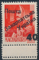 ** Ungvár II. 1945 Hadvezérek 40/5f, Alul Kettős Fogazással / Double Perforation Below. Signed: Bodor (35.000) - Sonstige & Ohne Zuordnung