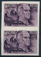 ** 1945 Bajcsy-Zsilinszky Endre Vágott Pár Nagyon Szép Minőségben (50.000) / Mi 773 Imperforate Pair In Nice Condition - Altri & Non Classificati