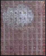1945 A Kisegítő Bélyegek Felülnyomásához Használt "1945 50 Fillér" 10x10-es Eredeti Nyomódúc / 10 X 10 Overprint Plate O - Autres & Non Classés