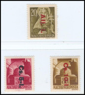 ** 1946 Visszavont Csomagpár + Alj.I./20f Tévnyomat Leitold Garancia Bélyegzéssel (26.000) / Mi 860, 861 + 857 I Plate V - Other & Unclassified