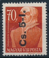 ** 1946 Betűs Cs.5-I./70f Fordított Felülnyomással / Mi 858 With Inverted Overprint - Autres & Non Classés