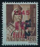 ** 1946 Betűs Tl.2./10f/4f Kettős Felülnyomással (25.000) / Mi 866 With Double Overprint - Sonstige & Ohne Zuordnung