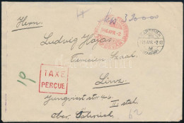 1946 (11. Díjszabás) Külföldre Küldött Levél 320.000P Készpénzes Bérmentesítéssel / Cover With Handwritten Franking "KAP - Andere & Zonder Classificatie