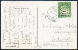 1946 (27. Díjszabás) Képeslap 200.000AP Bérmentesítéssel "REGÖLY" - Budapest / Postcard With 200.000AP - Altri & Non Classificati