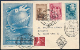 1948 Levélen Szakszervezet és Bélyegnap Bélyegek Első Napi Bélyegzéssekkel / Mi 1034-1035 On FDC - Andere & Zonder Classificatie