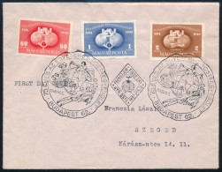 1949 UPU Sor FDC-n / Mi 1056-1058 On FDC - Autres & Non Classés