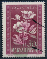 ** 1950 Virág I. 30f Durva Színelcsúszással / Mi 1112 Shifted Pink And Green Colour - Other & Unclassified