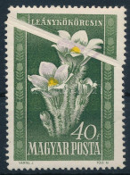 * 1950 Virág I. 40f óriási Papírránccal / Mi 1113 With Large Paper Crease - Otros & Sin Clasificación