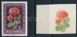 ** 1950 Virág I. 1Ft Fázisnyomat A Virág Színeivel / Mi 1115 Phase Print - Sonstige & Ohne Zuordnung