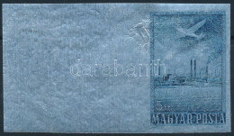 * 1955 Alumínium Vágott Bélyeg óriási ívszéllel (**15.000+) / Mi 1449 Imperforate Stamp With Large Margin - Other & Unclassified