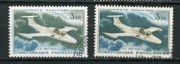 FRANCE -  POSTE AERIENNE - N° Yvert N° 39+39b OBL - 1927-1959 Usati