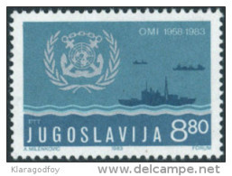 Yugoslavia 1983 Maritime Transport MiNr 1976 MNH - Ungebraucht