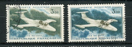 FRANCE -  POSTE AERIENNE - N° Yvert N° 39+39b OBL - 1927-1959 Afgestempeld