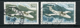 FRANCE -  POSTE AERIENNE - N° Yvert N° 39+39b OBL - 1927-1959 Afgestempeld