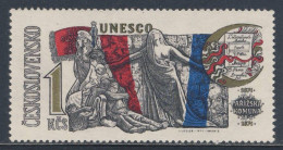 Tschechoslowakei Czechoslovakia 1971 Mi 1992 YT 1840 SG 1950 ** 100 Jahre Pariser Kommune, Denkmal / Unesco - UNESCO