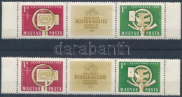 ** 1958 Bélyegnap Csík Vízjel Nélkül. A Katalógus Nem Említi! (ráncok) + Támpéldány / Mi 1553-1554 Without Watermark. No - Sonstige & Ohne Zuordnung