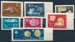 ** 1959 Nemzetközi Geofizikai év Vágott Sor / Mi 1571-1577 Imperforate Set - Other & Unclassified