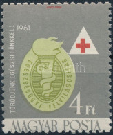 ** 1961 Egészségügy 4Ft Elfogazva / Mi 1752 Shifted Perforation - Autres & Non Classés