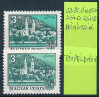 ** 1973 Tájak-városok 3Ft Eltérő Színárnyalatban, A Szőlőhegy Zöld Színe Hiányzik (ujjlenyomatok) + Támpéldány / Mi 2874 - Altri & Non Classificati