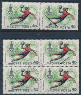 **, O 1980 Olimpia 40f Postatiszta és Pecsételt Lemezhibás Bélyeg / 2 X Mi 3433 With Plate Variety - Andere & Zonder Classificatie