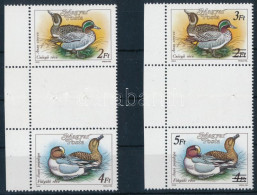 ** 1988-1989 Récék + Felülnyomott Változat 2Ft, 4Ft üres Mezős Párok / Mi 2972+3974, 4041-4042 Gutter Pairs - Sonstige & Ohne Zuordnung