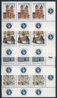 ** 2000 Vallástörténet Sor ívsarki Hármascsíkokban, ívszéli Jelzéssel / Mi 4611-4614 Corner Stripes Of 3 - Andere & Zonder Classificatie