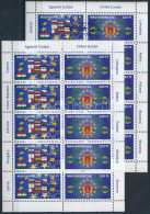 **, O 2004 Egyesült Európa 2 Db Kisív / 2 X Mi 4851-4852 Complete Sheets - Altri & Non Classificati