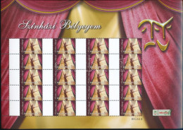 ** 2005 Színházi Bélyegem Sorszámozott Teljes ív Kép Nélkül / Mi 5014 Complete Sheet RR! - Andere & Zonder Classificatie