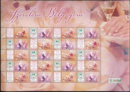 ** 2006 Szerelem Bélyegem Promóciós Teljes ív (11.500) / Mi 5085-5086 Complete Sheet - Sonstige & Ohne Zuordnung