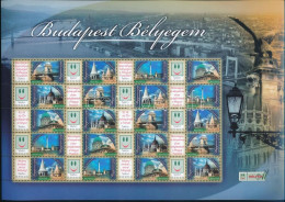 ** 2007 Budapest Bélyegem Promóciós Teljes ív (Névérték: 4.600Ft) / Mi 5238-5242 Complete Sheet - Andere & Zonder Classificatie