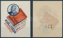 ** 1931/3a + 3b Schmidt Bélyeggyűjtemény Kiállítás Emlékív Blokk (12.000) / Souvenir Sheet Pair - Andere & Zonder Classificatie