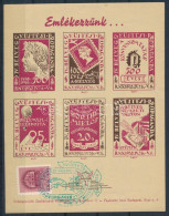 O 1940/2bb Emlékezzünk... Emlékkisív Zöld Alkalmi Bélyegzéssel (8.000) / Souvenir Sheet - Otros & Sin Clasificación