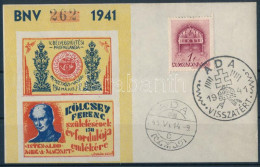 O 1941/6bc Kölcsey II. Emlékív "ADA" Bélyegzéssel (10.000) / Souvenir Sheet - Andere & Zonder Classificatie