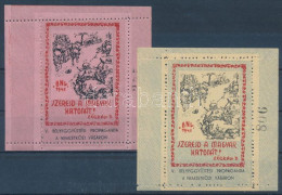 ** 1941/9aaaa I. + 9bba I. Magyar Honvéd Emlékív Pár (16.000) / Souvenir Sheet Pair - Andere & Zonder Classificatie