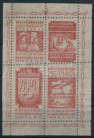 (*) 1949 Bélyegbarátok II. Gyűjteménybemutatója Emlékív / Souvenir Sheet - Sonstige & Ohne Zuordnung