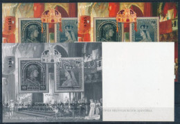 ** 1997/13 Habsburg Esküvő Budapesten 4 Db-os Emlékív Garnitúra Azonos Sorszámmal (50.000) / Souvenir Sheet Collection W - Andere & Zonder Classificatie