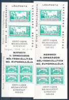 Delcampe - ** 1998 Szegedi II. Országos Bélyegkiállítás 80. évfordulójára Emlékív Garnitúra Normál A+b és Kajak-kenu Világbajnokság - Andere & Zonder Classificatie