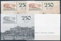** 1999/32 Budai Királyi Palota 4 Db-os Emlékív Garnitúra, Azonos Sorszámmal (20.000) / Souvenir Sheet Collection Of 4 - Other & Unclassified