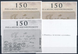 ** 2000/8 150 éves A Bélyeg Magyarországon 4 Db-os Emlékív Garnitúra Azonos Sorszámmal (20.000) / Souvenir Sheet Collect - Andere & Zonder Classificatie