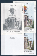 ** 2000/31+K31+F31+A31 Tatai Vár 4 Db-os Emlékív Garnitúra (20.000) / Souvenir Sheet Collection With 4 Varieties - Sonstige & Ohne Zuordnung