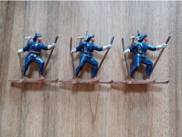 Lot 3 Chasseurs Alpins Bleu Quiralu Tres Bon état - Quiralu